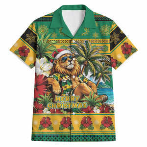 Afro-Jamaicans Christmas Hawaiian Shirt This Rasta Lion Needs A Beach Retreat