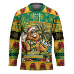 Afro-Jamaicans Christmas Hockey Jersey This Rasta Lion Needs A Beach Retreat