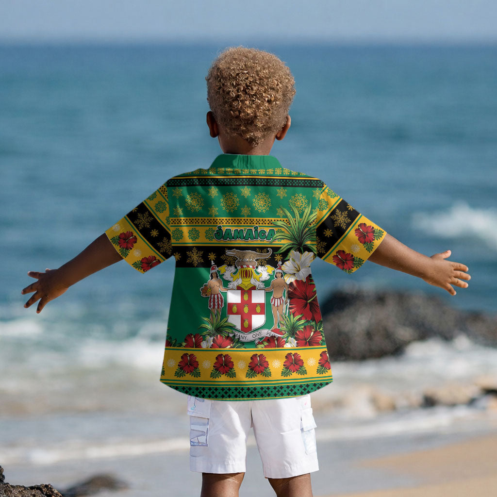 Afro-Jamaicans Christmas Kid Hawaiian Shirt This Rasta Lion Needs A Beach Retreat