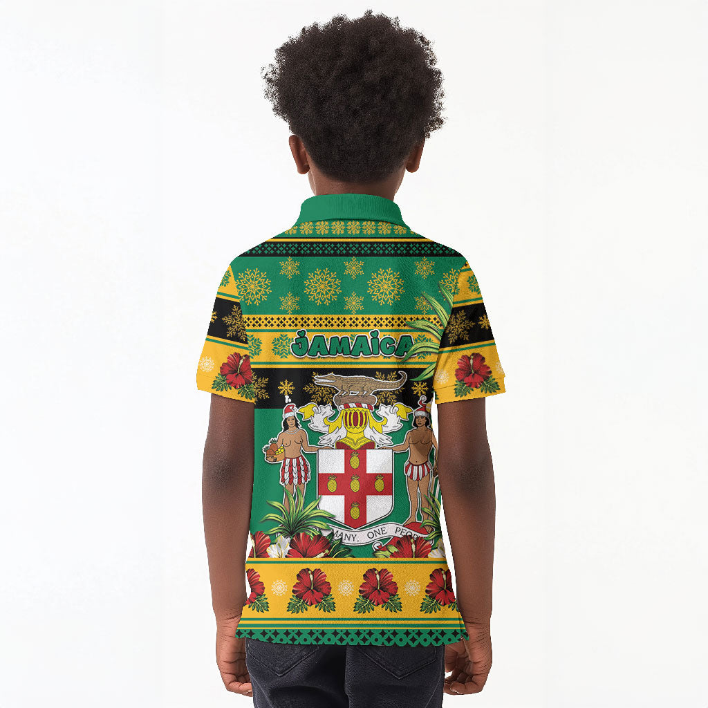 Afro-Jamaicans Christmas Kid Polo Shirt This Rasta Lion Needs A Beach Retreat