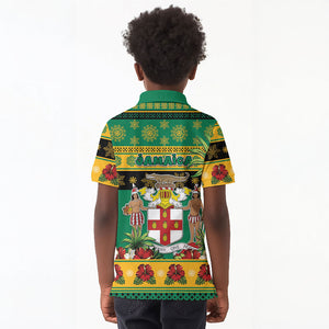 Afro-Jamaicans Christmas Kid Polo Shirt This Rasta Lion Needs A Beach Retreat