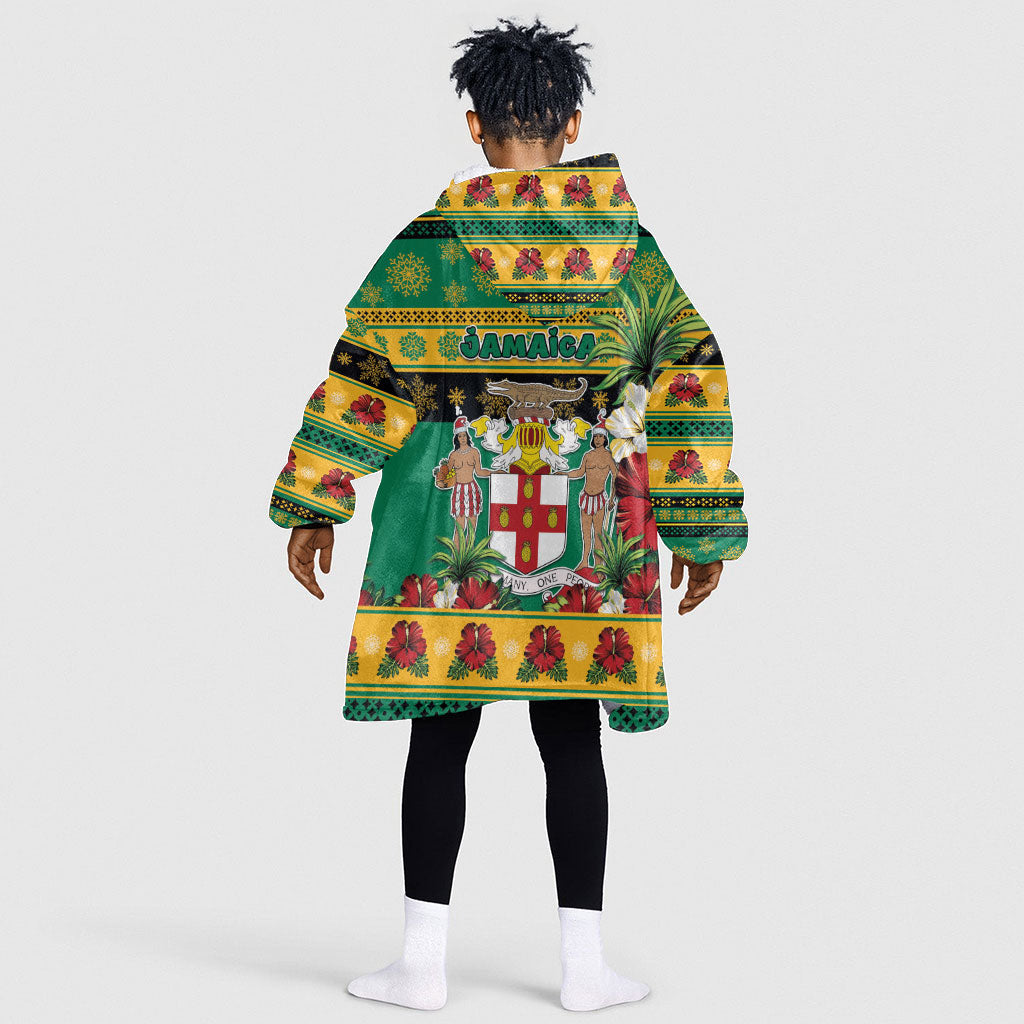 Afro-Jamaicans Christmas Kid Wearable Blanket Hoodie This Rasta Lion Needs A Beach Retreat