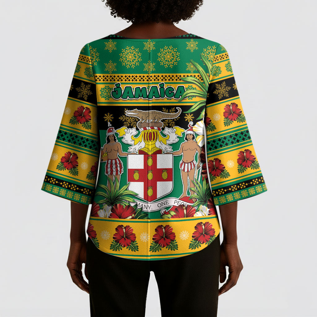 Afro-Jamaicans Christmas Kimono Sleeve Blouse This Rasta Lion Needs A Beach Retreat