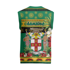 Afro-Jamaicans Christmas Knitted V-Neck Vest This Rasta Lion Needs A Beach Retreat