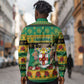 Afro-Jamaicans Christmas Long Sleeve Button Shirt This Rasta Lion Needs A Beach Retreat
