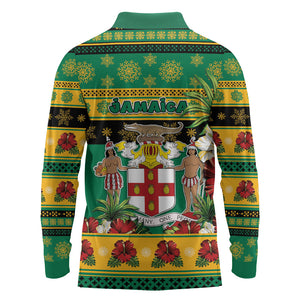 Afro-Jamaicans Christmas Long Sleeve Polo Shirt This Rasta Lion Needs A Beach Retreat