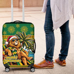 Afro-Jamaicans Christmas Luggage Cover This Rasta Lion Needs A Beach Retreat