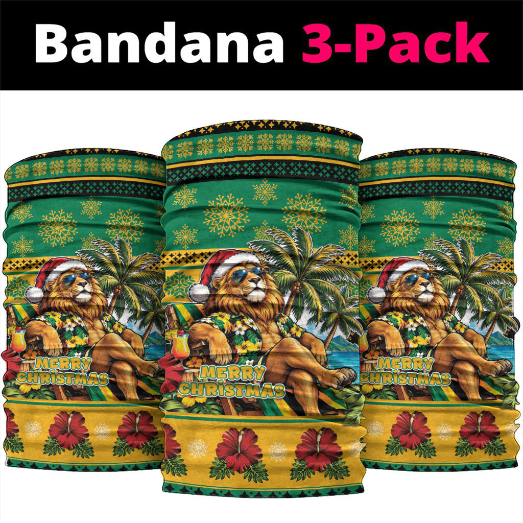 Afro-Jamaicans Christmas Neck Gaiter This Rasta Lion Needs A Beach Retreat