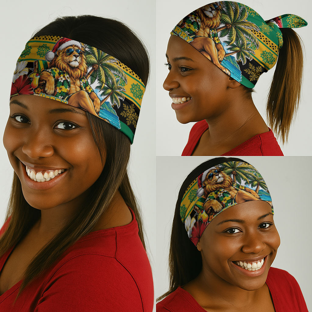 Afro-Jamaicans Christmas Neck Gaiter This Rasta Lion Needs A Beach Retreat