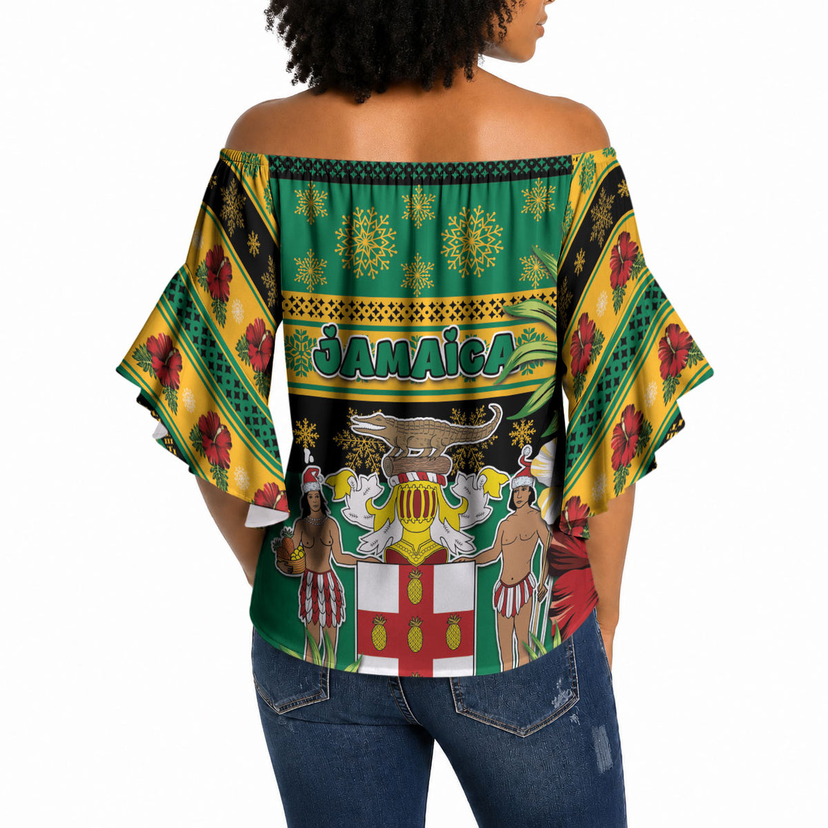 Afro-Jamaicans Christmas Off Shoulder Wrap Waist Top This Rasta Lion Needs A Beach Retreat