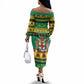Afro-Jamaicans Christmas Off The Shoulder Long Sleeve Dress This Rasta Lion Needs A Beach Retreat