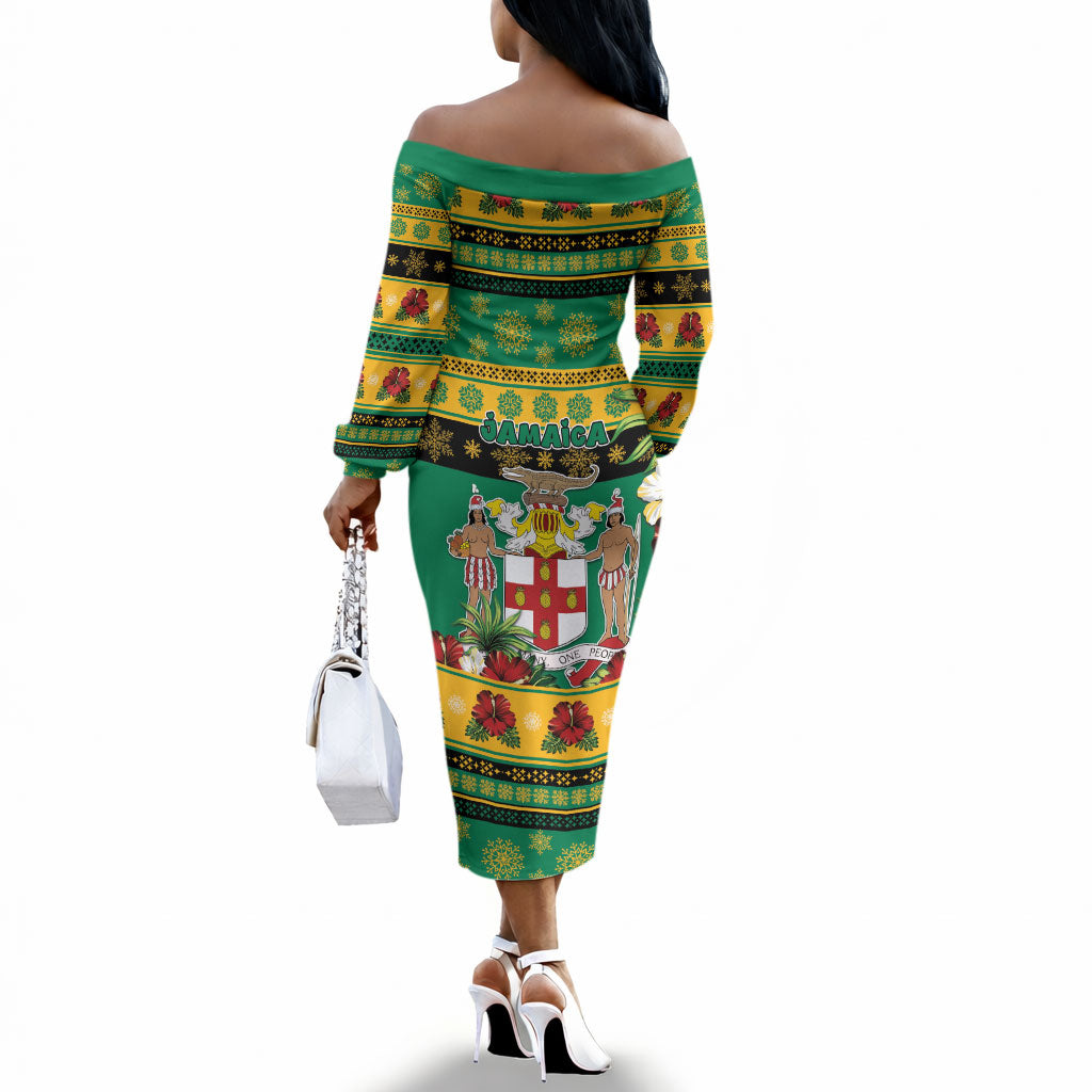 Afro-Jamaicans Christmas Off The Shoulder Long Sleeve Dress This Rasta Lion Needs A Beach Retreat