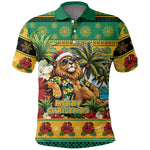Afro-Jamaicans Christmas Polo Shirt This Rasta Lion Needs A Beach Retreat