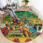 Afro-Jamaicans Christmas Round Carpet This Rasta Lion Needs A Beach Retreat