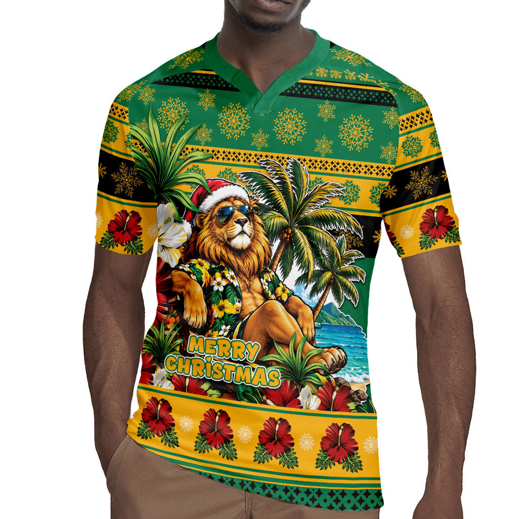 Afro-Jamaicans Christmas Rugby Jersey This Rasta Lion Needs A Beach Retreat