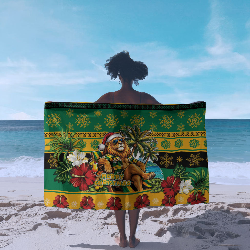 Afro-Jamaicans Christmas Sarong This Rasta Lion Needs A Beach Retreat