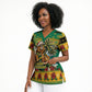 Afro-Jamaicans Christmas Scrub Top This Rasta Lion Needs A Beach Retreat