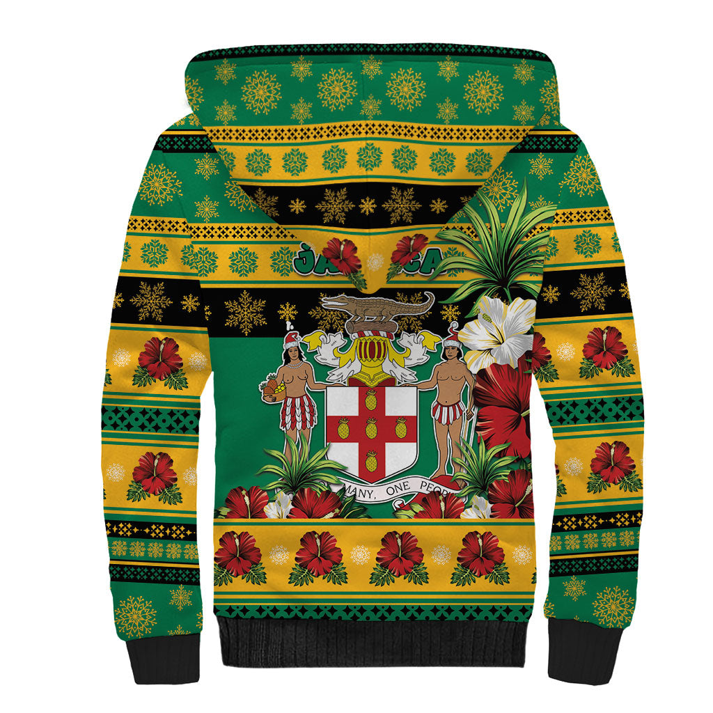 Afro-Jamaicans Christmas Sherpa Hoodie This Rasta Lion Needs A Beach Retreat
