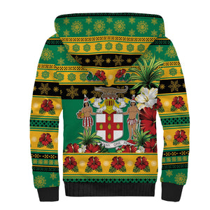 Afro-Jamaicans Christmas Sherpa Hoodie This Rasta Lion Needs A Beach Retreat