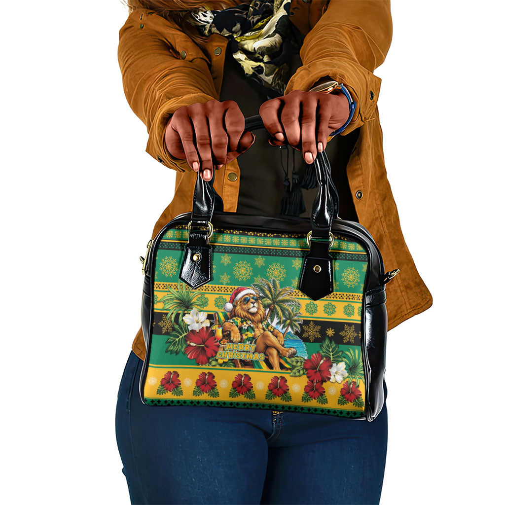 Afro-Jamaicans Christmas Shoulder Handbag This Rasta Lion Needs A Beach Retreat