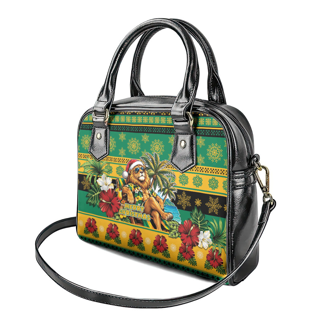 Afro-Jamaicans Christmas Shoulder Handbag This Rasta Lion Needs A Beach Retreat