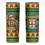 Afro-Jamaicans Christmas Skinny Tumbler This Rasta Lion Needs A Beach Retreat