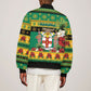 Afro-Jamaicans Christmas Sleeve Zip Bomber Jacket This Rasta Lion Needs A Beach Retreat