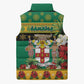 Afro-Jamaicans Christmas Sleeveless Puffer Jacket This Rasta Lion Needs A Beach Retreat
