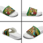 Afro-Jamaicans Christmas Slide Sandals This Rasta Lion Needs A Beach Retreat