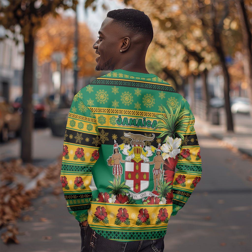 Afro-Jamaicans Christmas Sweatshirt This Rasta Lion Needs A Beach Retreat