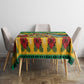Afro-Jamaicans Christmas Tablecloth This Rasta Lion Needs A Beach Retreat