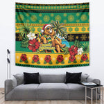 Afro-Jamaicans Christmas Tapestry This Rasta Lion Needs A Beach Retreat