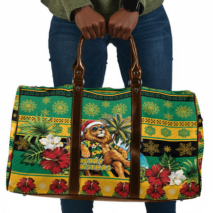 Afro-Jamaicans Christmas Travel Bag This Rasta Lion Needs A Beach Retreat