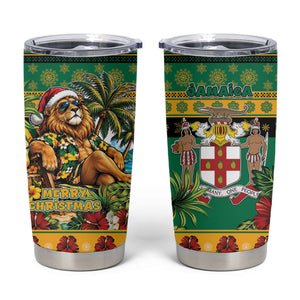 Afro-Jamaicans Christmas Tumbler Cup This Rasta Lion Needs A Beach Retreat