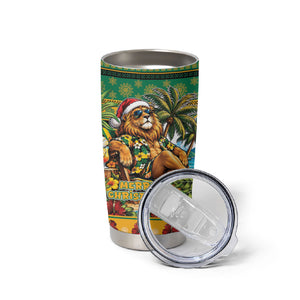 Afro-Jamaicans Christmas Tumbler Cup This Rasta Lion Needs A Beach Retreat