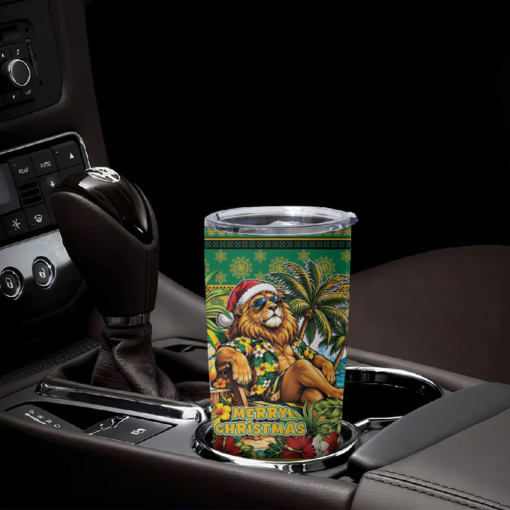 Afro-Jamaicans Christmas Tumbler Cup This Rasta Lion Needs A Beach Retreat