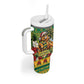 Afro-Jamaicans Christmas Tumbler With Handle This Rasta Lion Needs A Beach Retreat