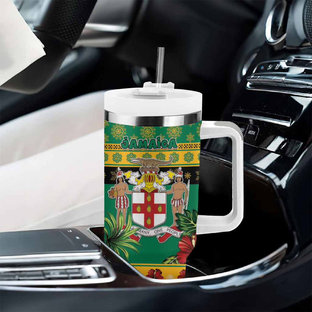 Afro-Jamaicans Christmas Tumbler With Handle This Rasta Lion Needs A Beach Retreat