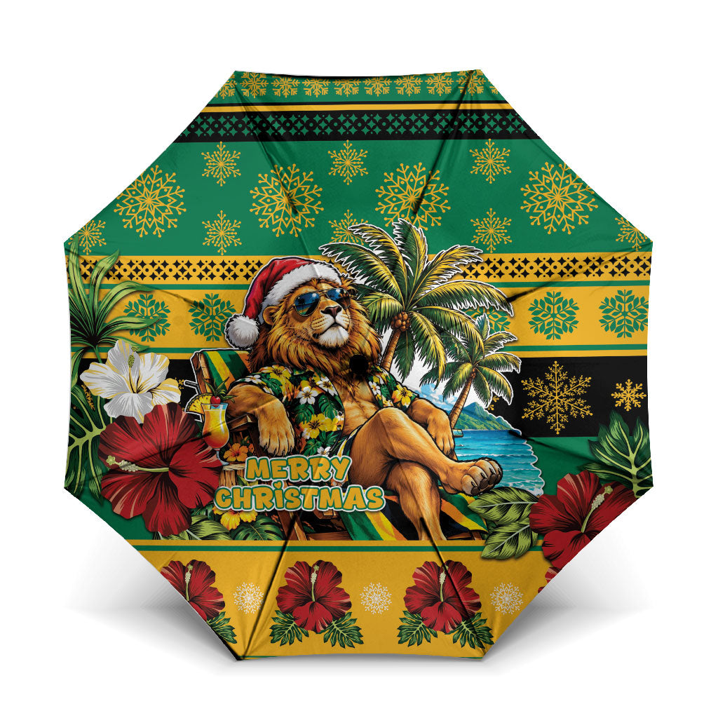 Afro-Jamaicans Christmas Umbrella This Rasta Lion Needs A Beach Retreat