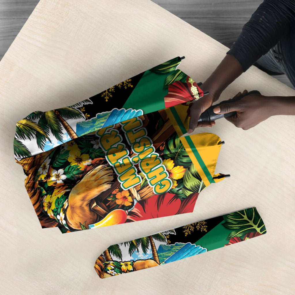 Afro-Jamaicans Christmas Umbrella This Rasta Lion Needs A Beach Retreat