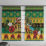 Afro-Jamaicans Christmas Window Curtain This Rasta Lion Needs A Beach Retreat