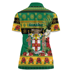 Afro-Jamaicans Christmas Women Polo Shirt This Rasta Lion Needs A Beach Retreat