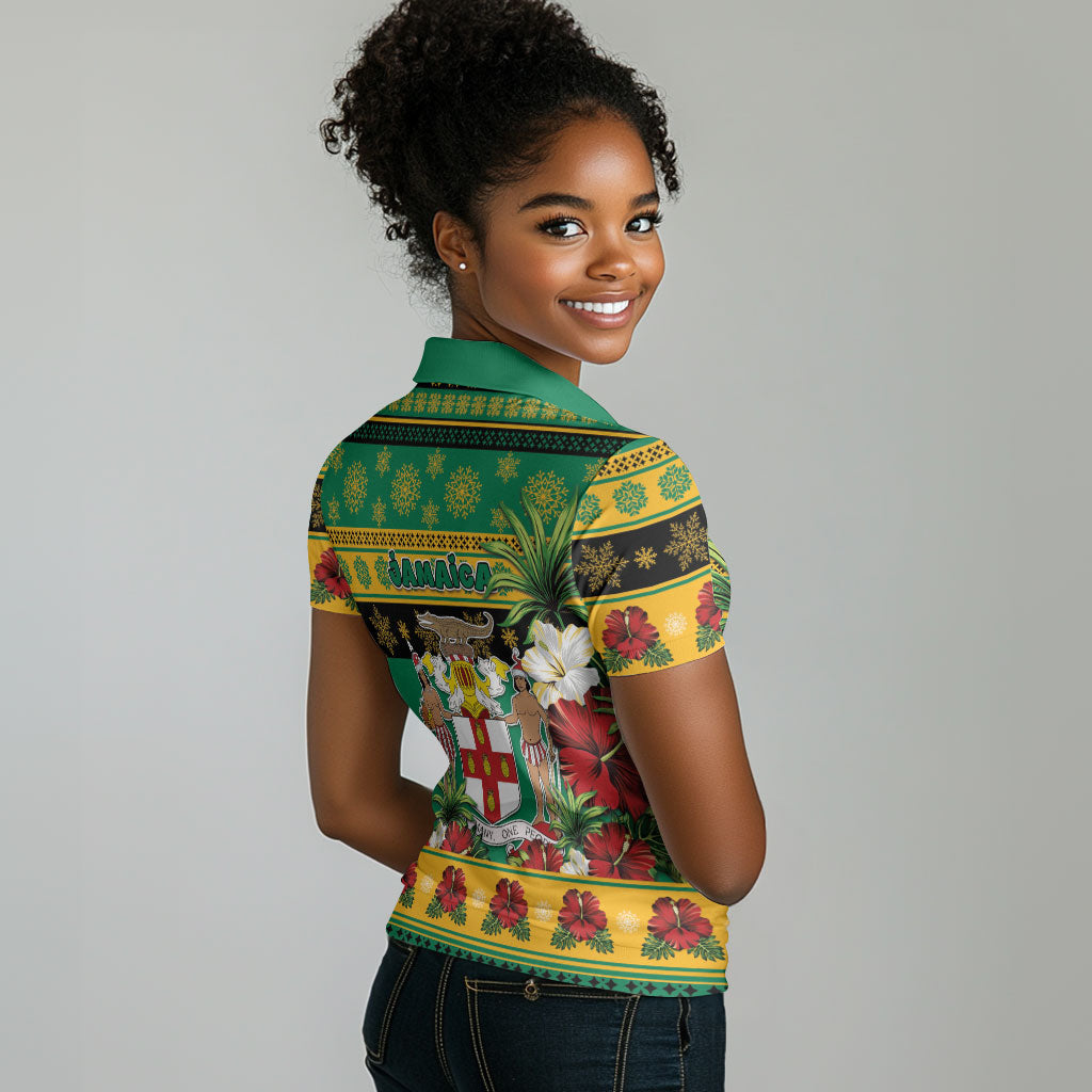 Afro-Jamaicans Christmas Women Polo Shirt This Rasta Lion Needs A Beach Retreat