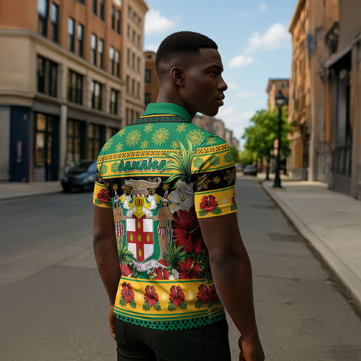 Afro-Jamaicans Christmas Zipper Polo Shirt This Rasta Lion Needs A Beach Retreat