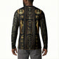 Egypt Cartouche Button Sweatshirt Gold Pharaoh Hieroglyphics Patterns