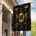 Egypt Cartouche Garden Flag Gold Pharaoh Hieroglyphics Patterns