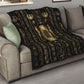 Egypt Cartouche Quilt Gold Pharaoh Hieroglyphics Patterns