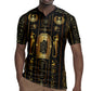 Egypt Cartouche Rugby Jersey Gold Pharaoh Hieroglyphics Patterns