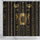 Egypt Cartouche Shower Curtain Gold Pharaoh Hieroglyphics Patterns
