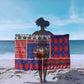 Haiti Christmas Sarong Santa With Fanal Haitian Patchwork Style - African Pride